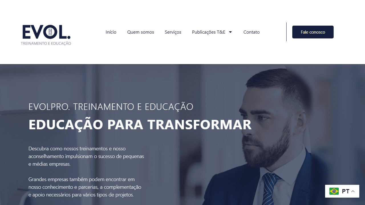 Referência visual — Evol Treinamento