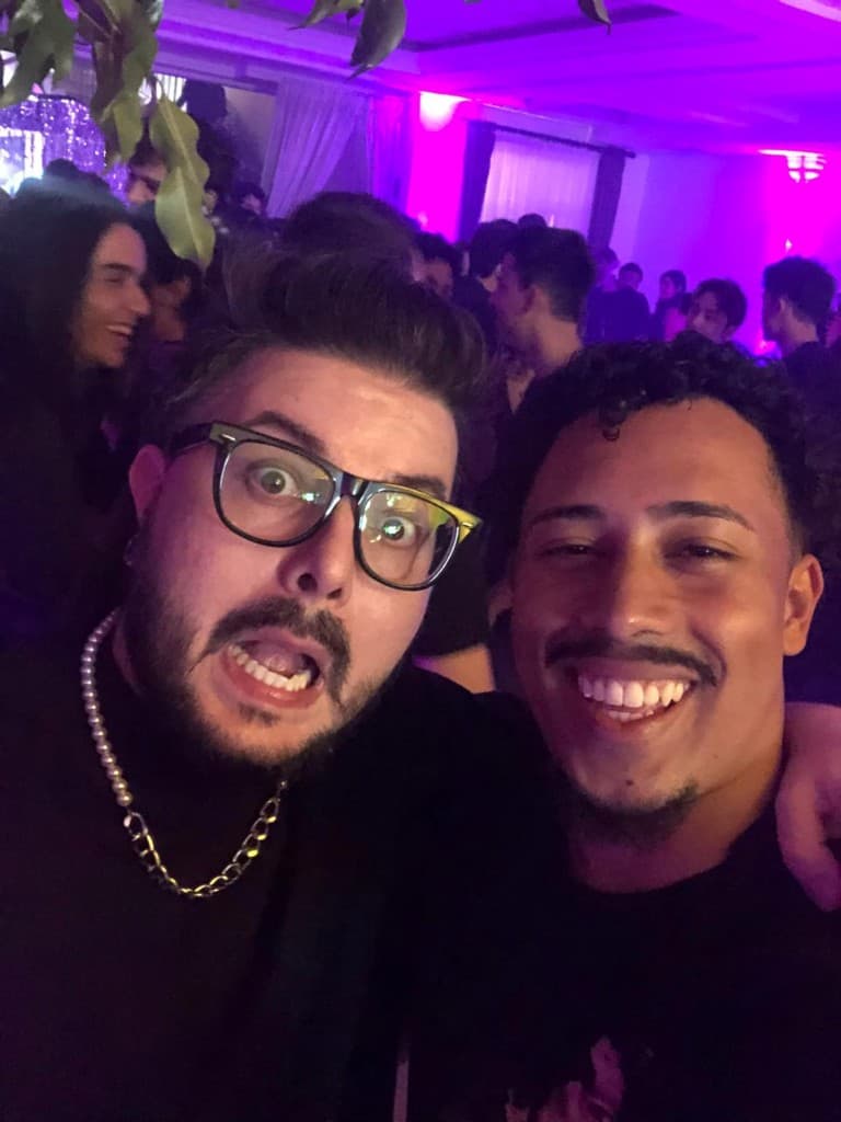 Selfie no lançamento FOS