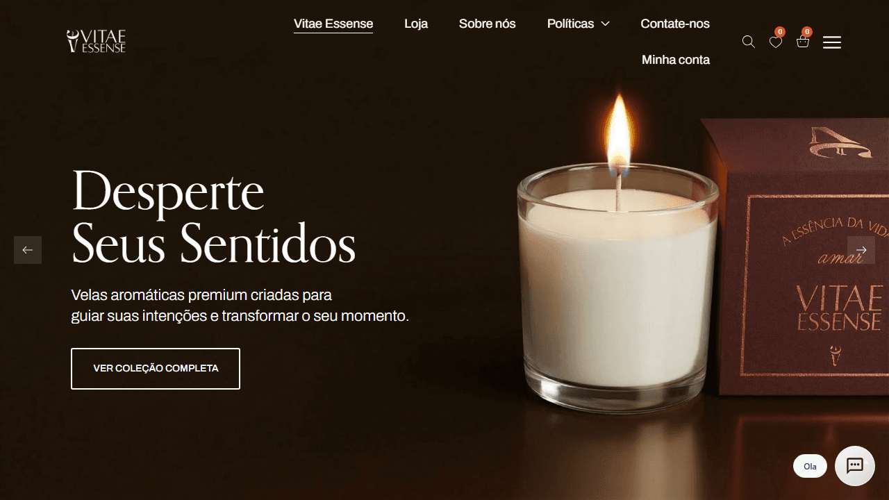 Referência visual — Vitae Essence
