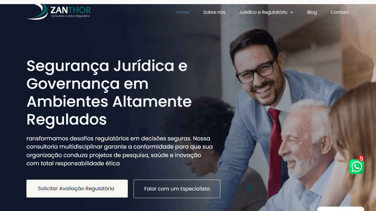 Referência visual — Zanthor